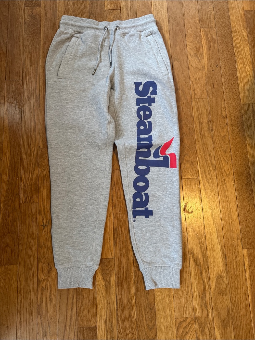 Grey Logo Jogger Pants XS